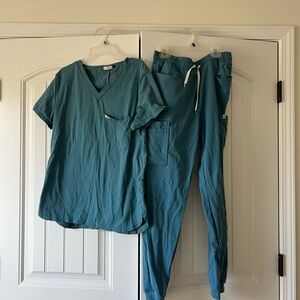 Women's Teal Scrub Set